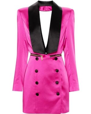 MITILIANE COUTURE Tuxedo Mini Dress - Pink