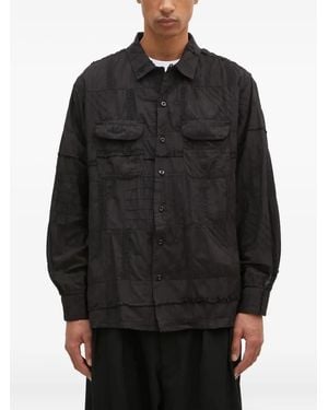 Engineered Garments Veste À Design Patchwork - Noir