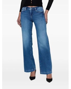 L'Agence Joanne Jeans Met Vervaagd Effect - Blauw