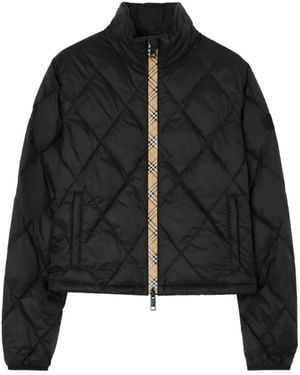 Burberry Veste Matelassée Bramford En Nylon - Noir