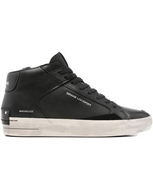 Crime London Sk8 Deluxe Trainers - Black