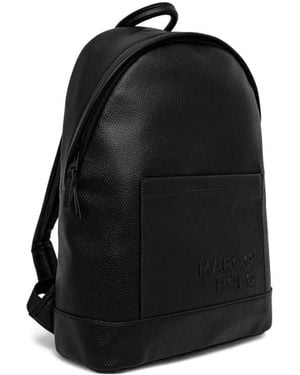 Marc O' Polo Rucksack mit Logo-Prägung - Schwarz