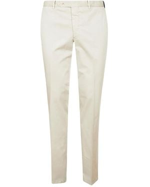 Rota Pantaloni Con Bottoni - Bianco