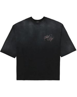 Willy Chavarria Logo-Embroidered T-Shirt - Black