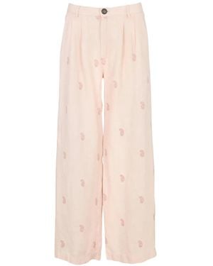 MAISON HOTEL Otto Wide-Leg Trousers - White