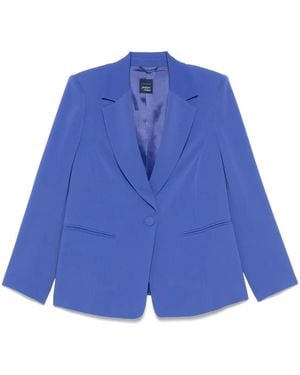 Marina Rinaldi Crema Blazer - Blue