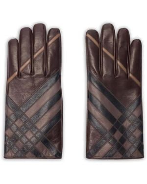 Burberry Handschuhe Aus Leder - Braun