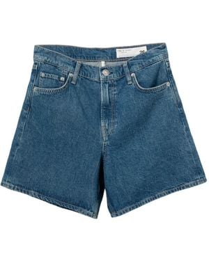 Rag & Bone Kaia Shorts - Blauw