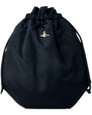 Vivienne Westwood Bolso Bombonera Con Logo Orb - Azul
