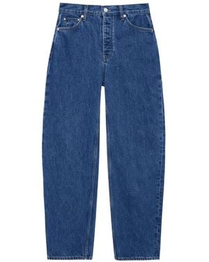 Anine Bing Vaqueros Fritz Con Logo - Azul