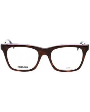 Missoni Rectangle-Frame Glasses - Black