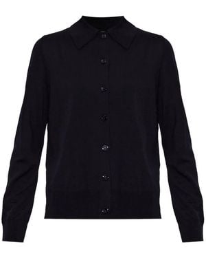 Akep Button-Down Collared Cardigan - Blue