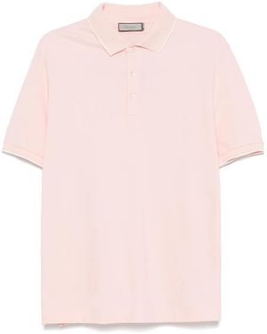 Canali ピケ ポロシャツ - ピンク