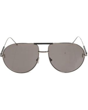 Tom Ford Pilot-Frame Sunglasses - Grey