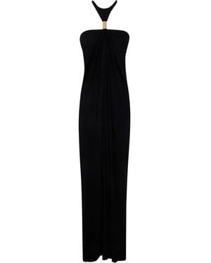 Tom Ford Cut And Sew Evening Dress - Black