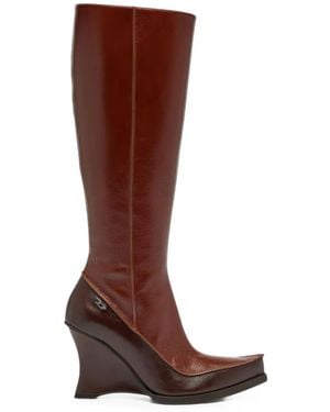 DIESEL Pointed-Toe Boots - Brown