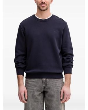 Trussardi Embroidered-Logo Sweatshirt - Blue