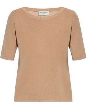 Officine Generale Ribbed Short-Sleeve T-Shirt - Natural