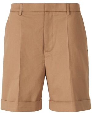 Valentino Garavani Cotton Shorts - Natural