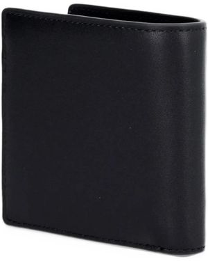 Trussardi Logo-Plaque Bifold Wallet - Black