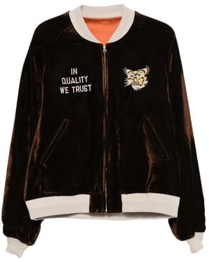 Visvim Souvenir Reversible Bomber Jacket - Black