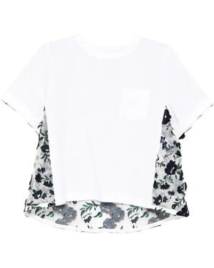Sacai Pocket-Detail T-Shirt - White