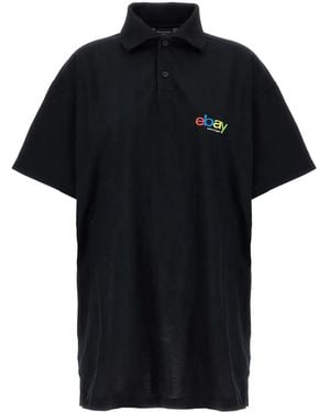 Balenciaga X Ebay ポロシャツ - ブラック