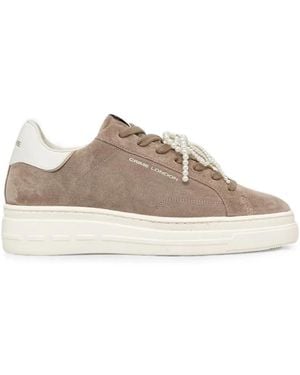 Crime London New Elevate Platform Trainers - Brown