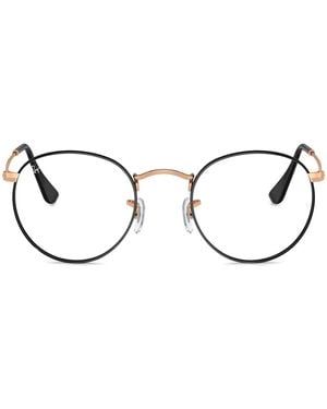 Ray-Ban ラウンド眼鏡フレーム - ブラウン