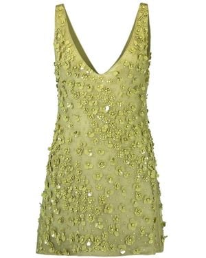 Cult Gaia Sapphira Sequin-Embellished Mini Dress - Green