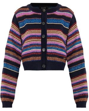 DSquared² Cárdigan A Rayas - Azul