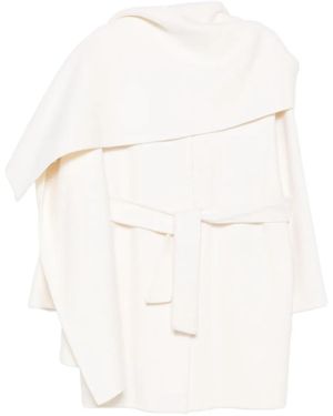 P.A.R.O.S.H. Wool coat - Blanco