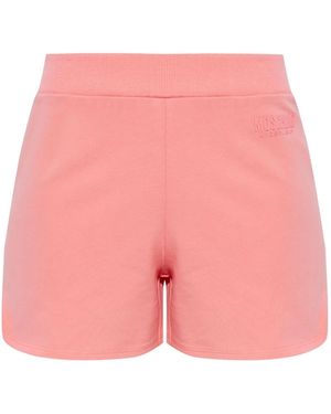 Moschino Shorts Con Logo - Rosa