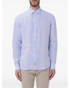 B.D. Baggies Striped Cotton Shirt - Blue