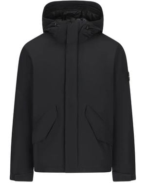 Stone Island Micro Reps Hooded Jacket - Black