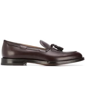 SCAROSSO William Tassel Loafers - Brown