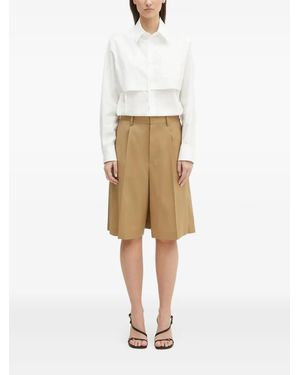 Undercover Paneled Cotton Shirt - Natural