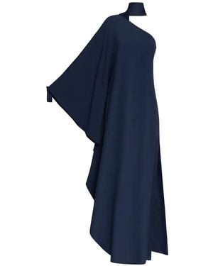 Taller Marmo Florinda One-Shoulder Maxi Dress - Blue