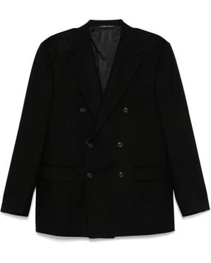Canali Chaqueta con doble botonadura - Negro