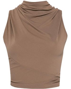 Rick Owens Poppy トップ - ブラウン