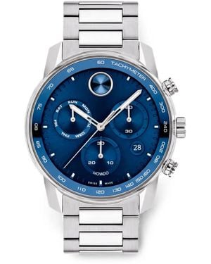 Movado Bold Verso 44Mm Watch - Blue
