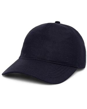 GANT Logo-Embroidered Baseball Cap - Blue