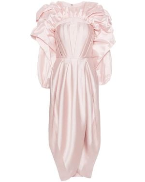 Gaby Charbachy Detachable-Layer Tulip Gown - Pink