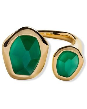 Monica Vinader Anillo Odyssey - Verde