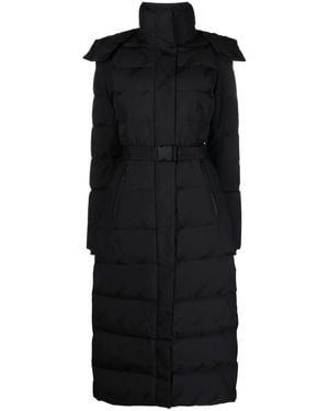 Mackage Gesteppter Kapuzenmantel - Schwarz