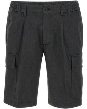 Devore Short À Poches Cargo - Gris