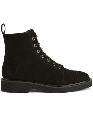 Giuseppe Zanotti Thora Lace-Up Boots - Black