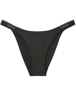 Calvin Klein Ck Icon Logo-Detail Bottoms - Black