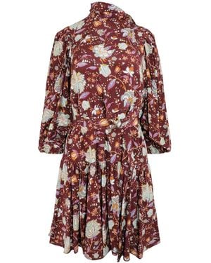 Ulla Johnson Lula Floral-Print Minidress - Red