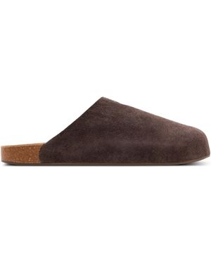 adidas Adimule Suede Logo Mules - Brown